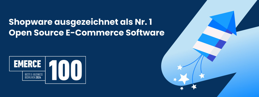 Emerce100: Shopware als Nr. 1 Open Source Software prämiert