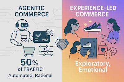 agentic commerce vs experience-led commerce