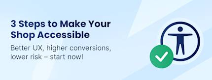 Accessible online shop with the right theme – in 3 easy steps