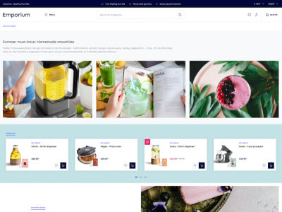 Emporium Theme Landingpage 