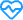 Heart icon with a a jagged line in the center. 
