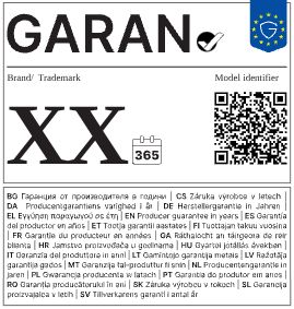 GARAN Label colour