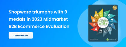 9 medals! Shopware wins big in the 2023 Paradigm Midmarket Report