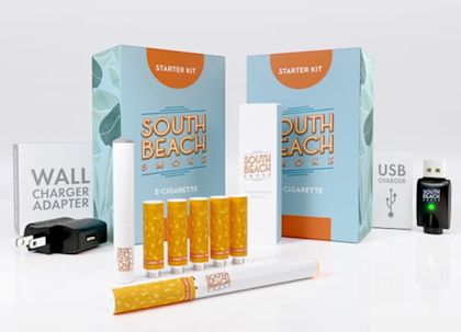 "Southbeach" e-cigarette starter kit with charger