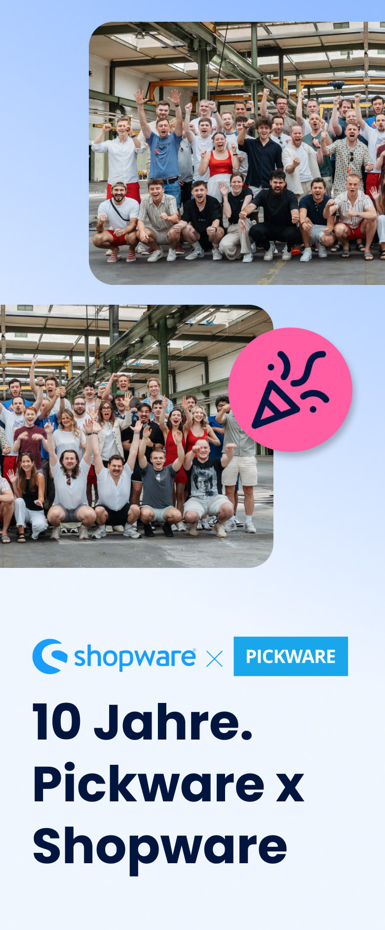 2025-09 Pickware Platinum Partnership Launch | 1st Phase // Blog Banner (DE)