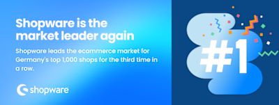 Shopware market leader