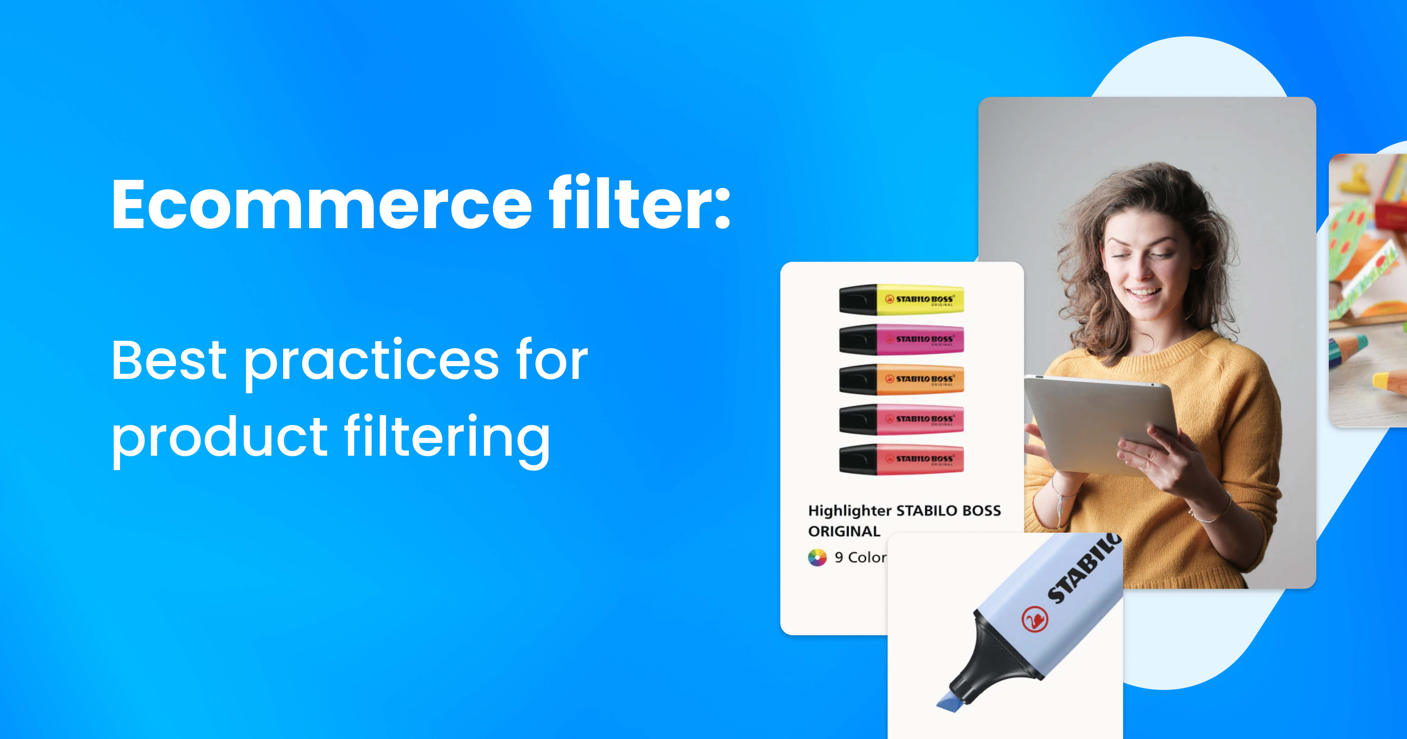 filter best practices for product filtering Shopware