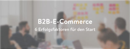 B2B-E-Commerce: 6 Erfolgsfaktoren für den Start