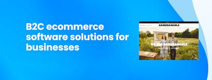 B2C ecommerce software solutions for businesses