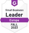 Badge Leader Europe Small Business