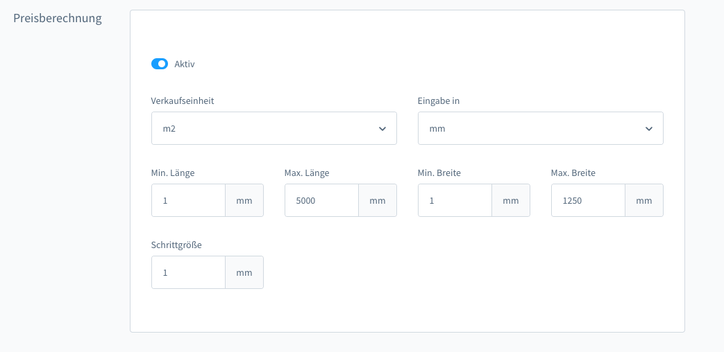 Preisberechnung in Shopware