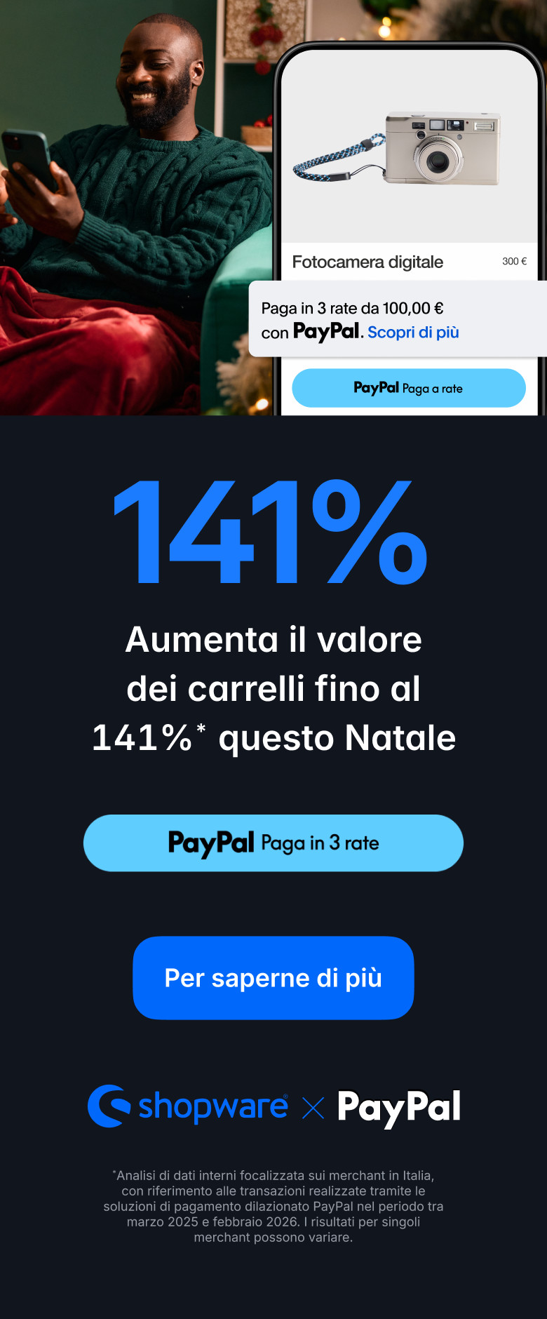PayPal | Holidays Campaign 2026 | Blog Banner IT