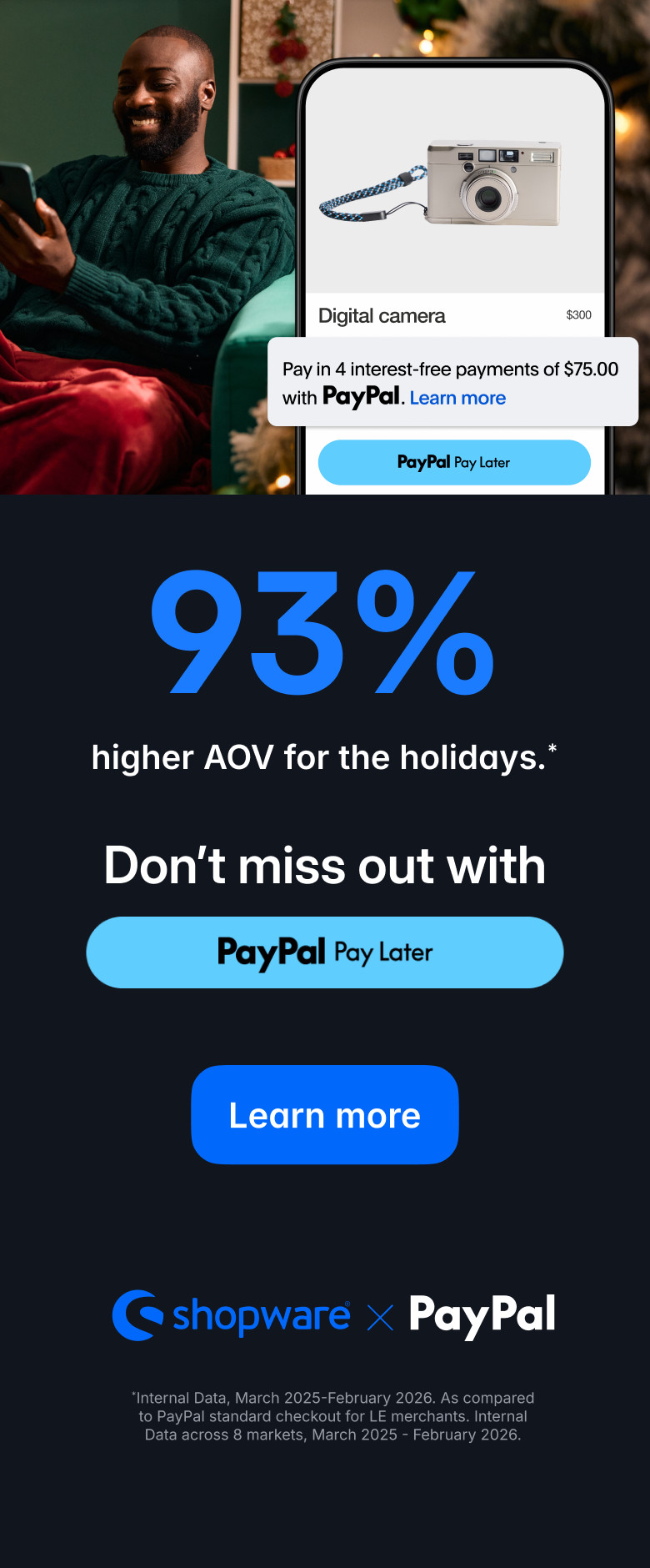 PayPal | Holidays Campaign 2026 | Blog Banner (EN, DE, IT)