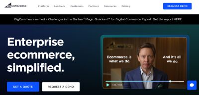 Big Commerce online shop