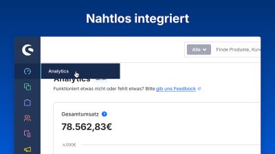DE-Shopware Analytics-Seamlessly-integrated