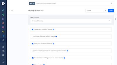 settings – preview best matching variant