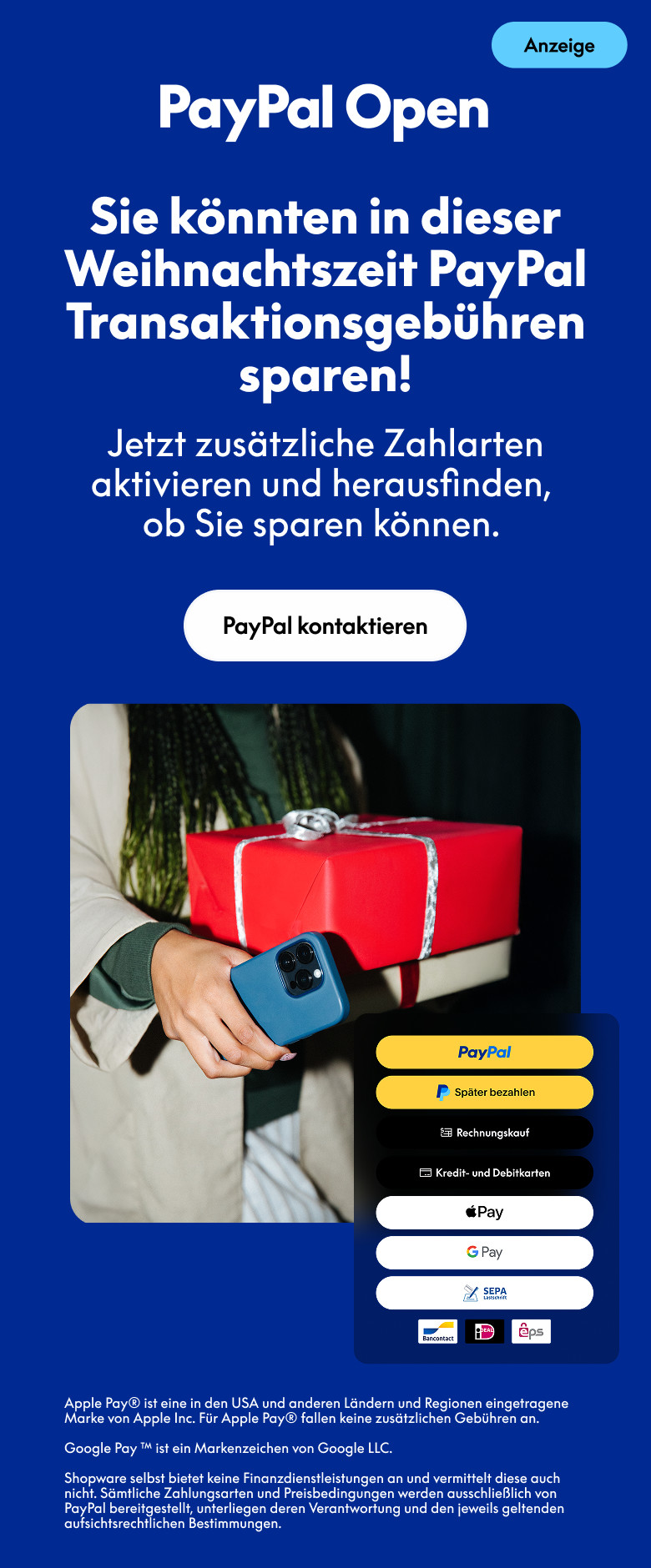 PayPal | Holiday Campaign 2025 | Blog Banner (DE)
