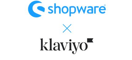 Shopware x klaviyo Shopware x klaviyo logos