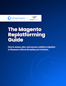 Blue Cover Page of the Shopware x Webscale Migration Guide Blue Cover Page of the Shopware x Webscale Migration Guide