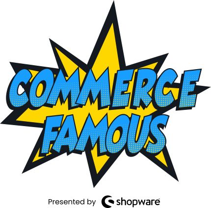 Logo of the ecommerce and retail podcast Commerce Famous with Ben Marks