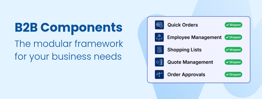 Ready and adaptable: Shopware B2B Components for tailored B2B shops