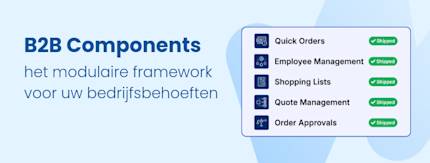 Shopware B2B Components: De aanpasbare oplossing voor je bedrijfsdoelen 