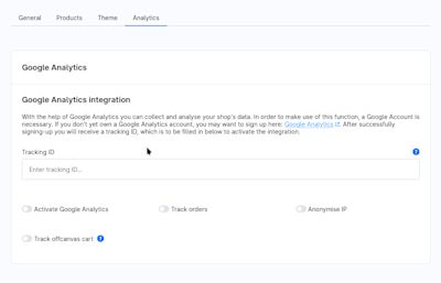Google Analytics Integration