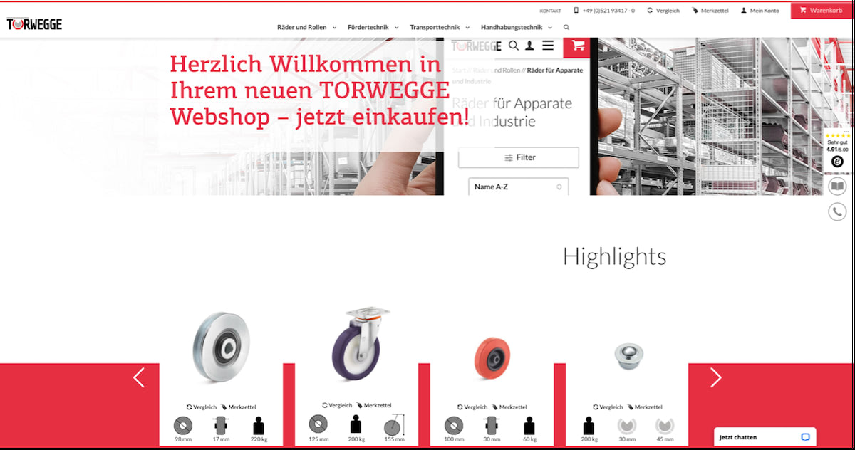 Torwegge-Homepage