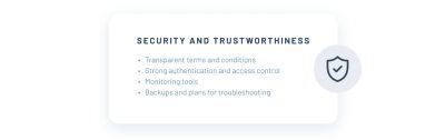 Security and trustworthiness