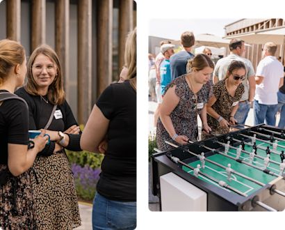 Selection of photos from people working in the People & Culture team