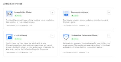 Shopware services