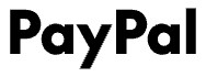 PayPal Logo in black as of 2025