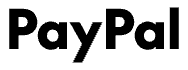 PayPal Logo in black as of 2025