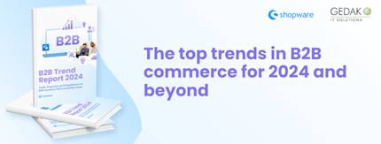 B2B ecommerce 2024: The most important trends and success drivers