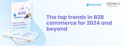 B2B ecommerce 2024: The most important trends and success drivers