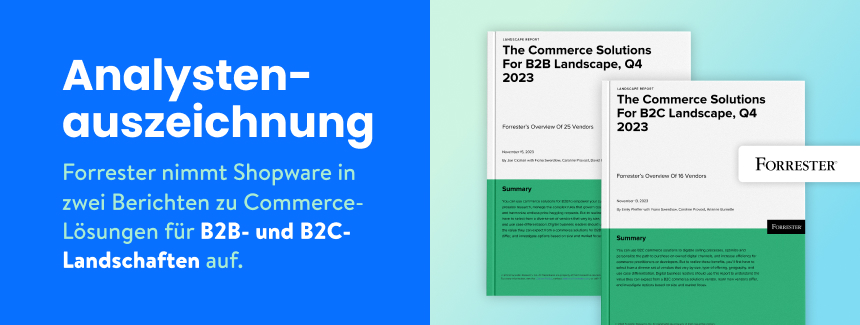 Orientierung im E-Commerce: Forrester veröffentlicht Reports über B2B und B2C Commerce Lösungen