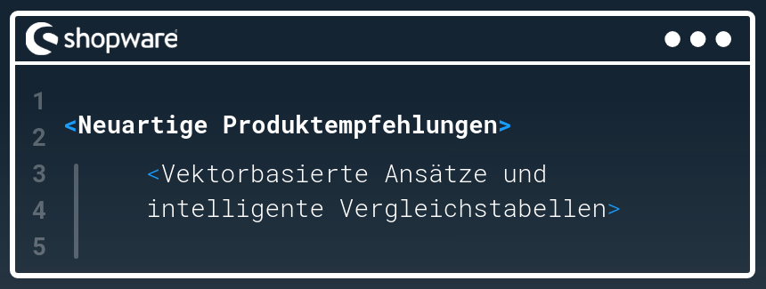 Neuartige Produktempfehlungen: Vektorbasierte Ansätze und intelligente Vergleichstabellen