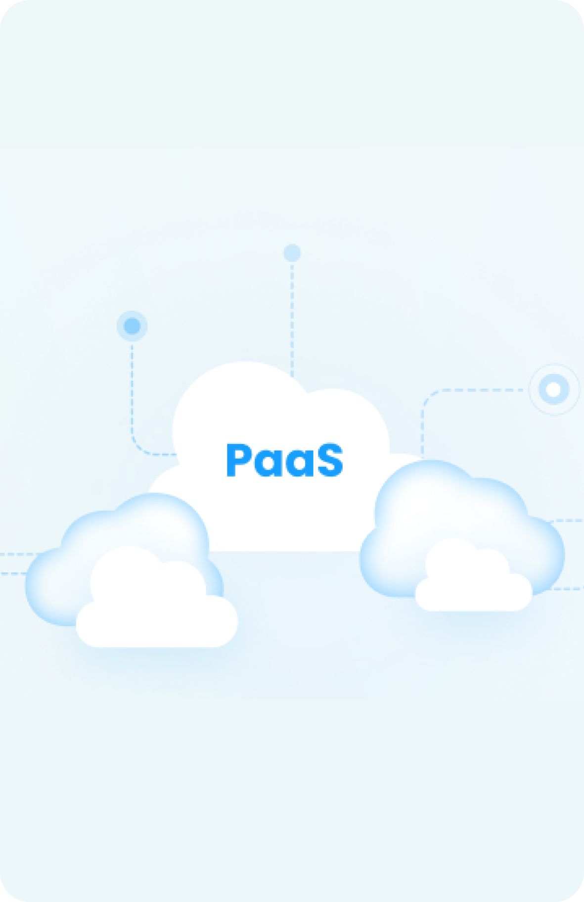 PaaS image with clouds