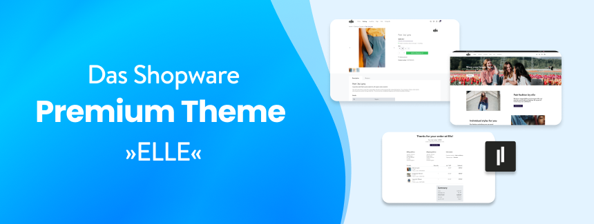 Das Shopware Premium Theme "Elle"