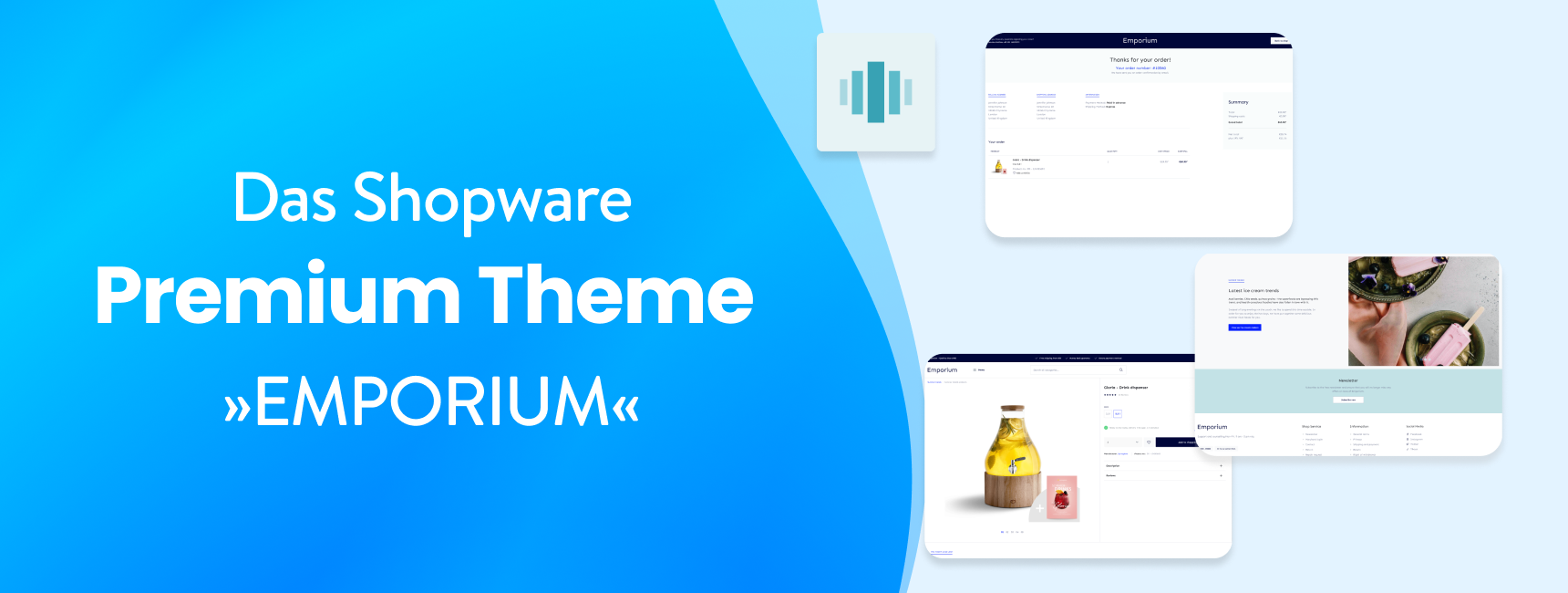 Das Shopware Premium Theme "Emporium" 