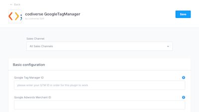 Extension Google Tag Manager