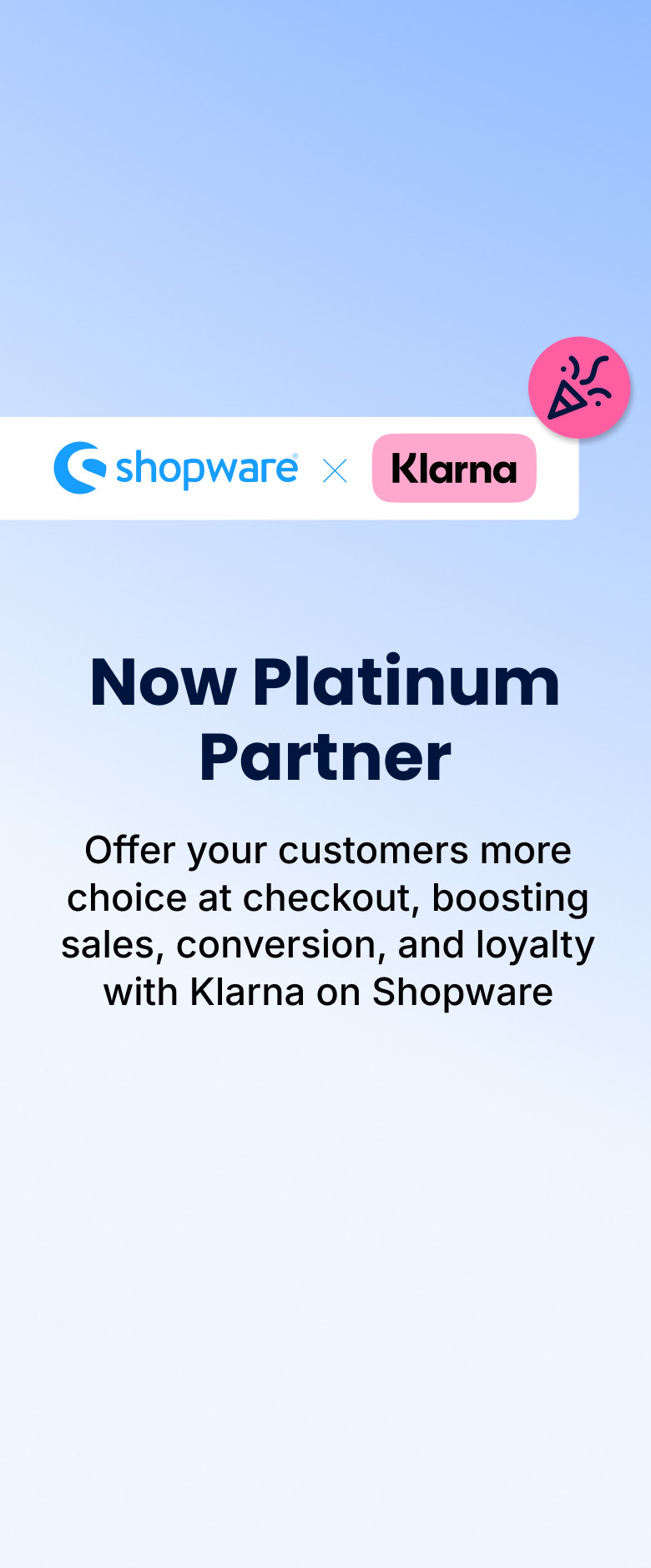 Klarna | Partnership promotion | Blog Banner EN
