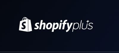 The logo of Shopify Plus