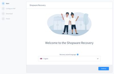 shopware 6-5 installer 01 welcome