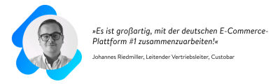 Es ist großartig, mit der deutschen E-Commerce-Plattform #"1 zusammenzuarbeiten!