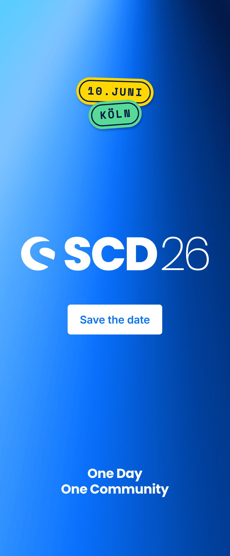 SCD 2026 / Save the date / Blog Banner / 17.11.-30.11. (DE)