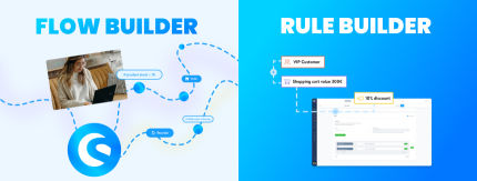 Ecommerce automation tools: Differences of Rule Builder & Flow Builder