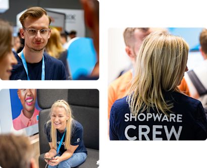 Selection of photos from the Shopware sales team