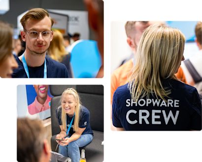 Selection of photos from the Shopware sales team
