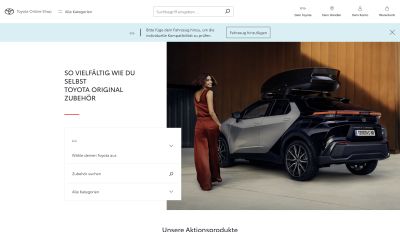 Toyota Germany Homepage - Web